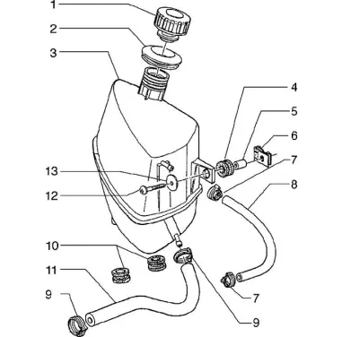 Coolant reservoir