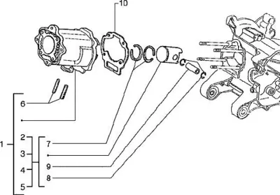 Cylinder - piston