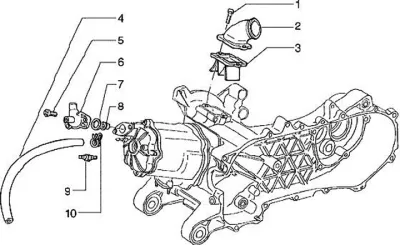 Intake manifold - reed valve