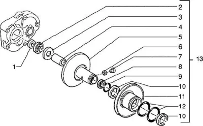 Rear pulley - clutch