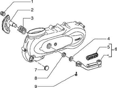 Kickstart lever