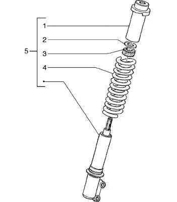 Front shock absorber