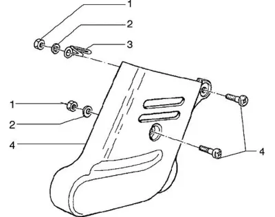 Fork link cover