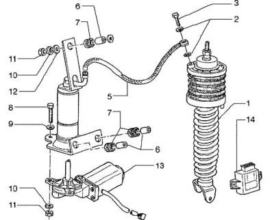 Rear shock absorber