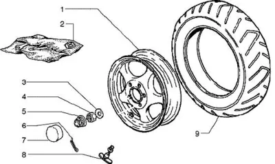 Rear wheel