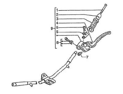 Brake lever lhs