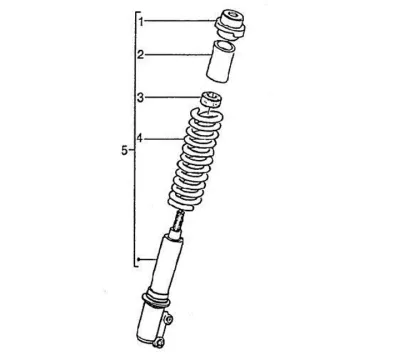 Front shock absorber