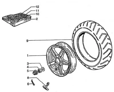 Rear wheel