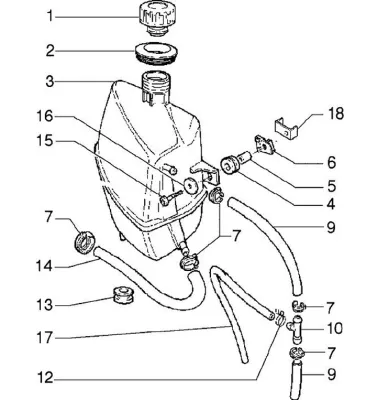 Réservoir de liquide de refroidissement