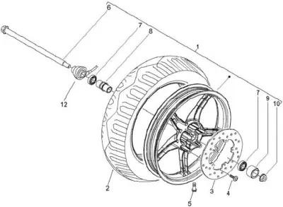 Ruota anteriore