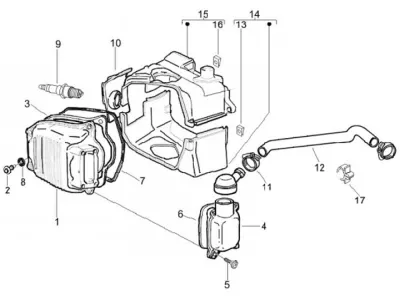 Tapa deflector cilindro
