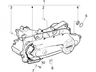 Engine casing cover