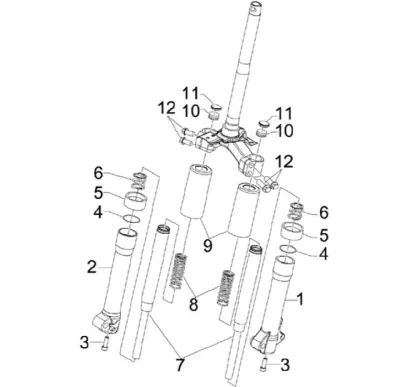 Fork parts (Escorts)
