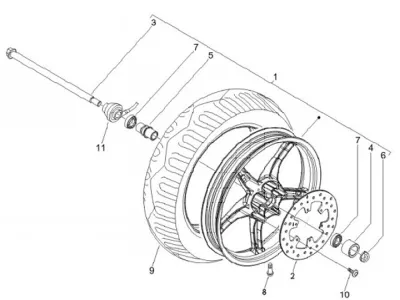 Rear wheel