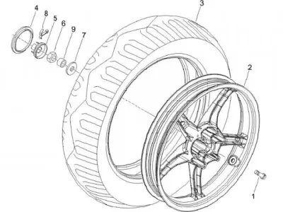 Rear shock absorber