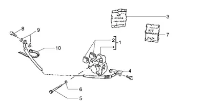 Front brake system