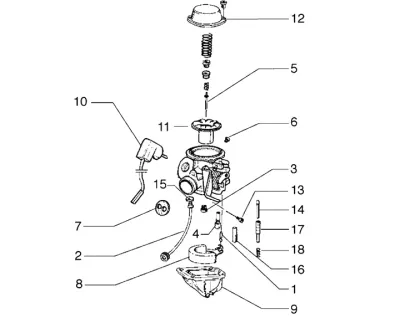 Carburettor parts
