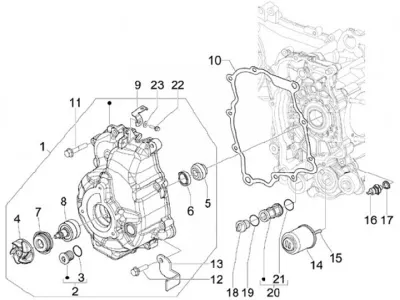 Air Pump - Oil Filter