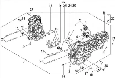 Carcasa de motor