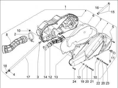 Air intake filter