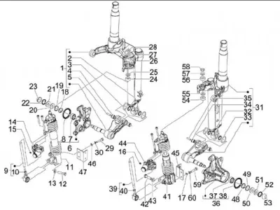 Front shock absorber