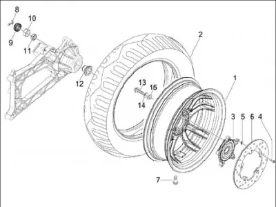 Rear wheel
