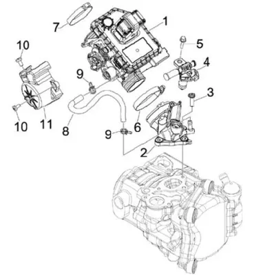 Throttle housing