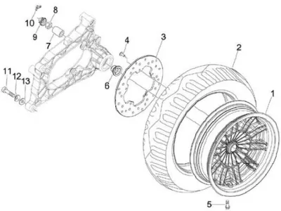 Rear wheel