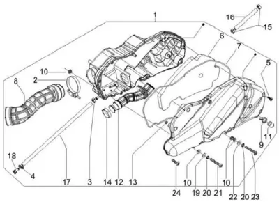 Air intake filter