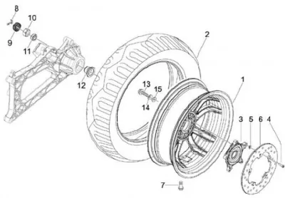 Rear wheel