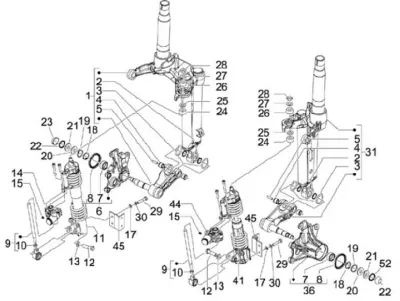 Front shock absorber