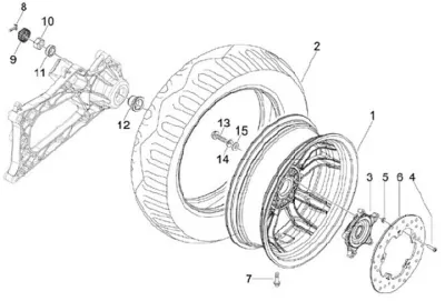 Rear wheel
