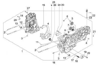 Carcasa de motor
