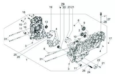 Engine casing