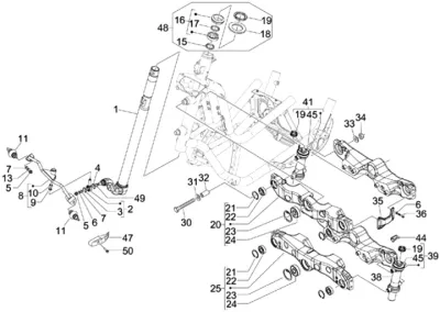 Fork front wheel