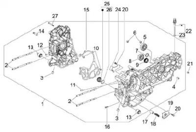 Carcasa de motor