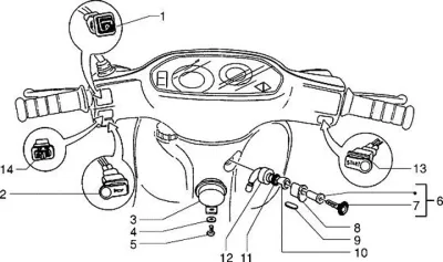Lock set - switch - ignition switch