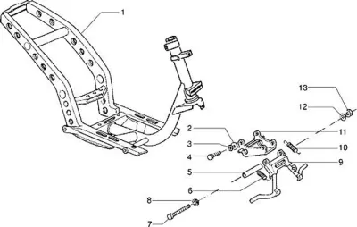 Chassis - centre stand