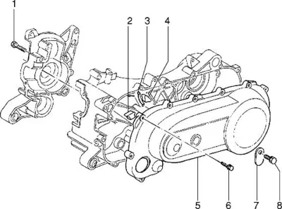 Engine casing cover