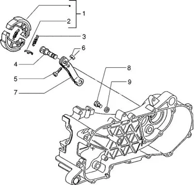 Rear brake shoes