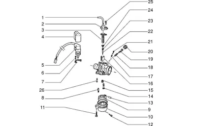 Carburettor parts