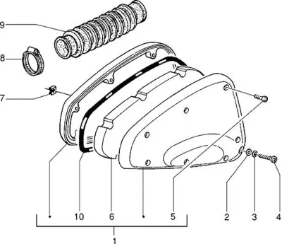 Air intake filter