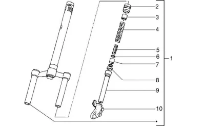 Fork - steering set