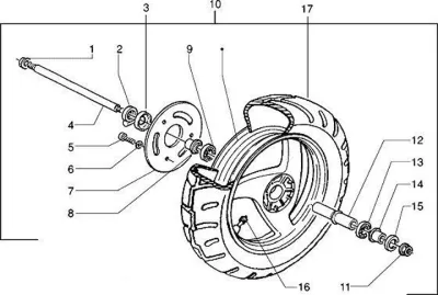 Front wheel