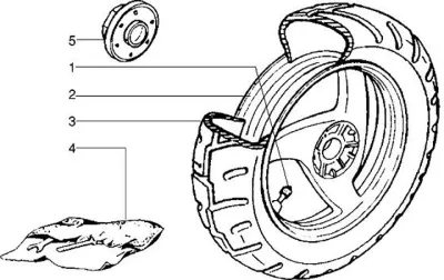 Rear wheel