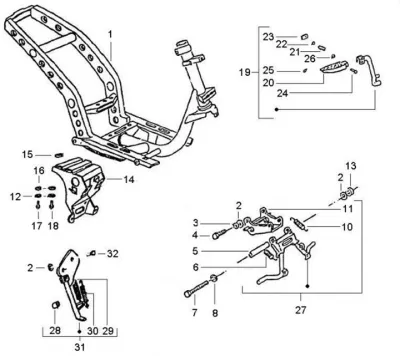 Chassis - side stand