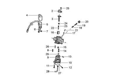 Carburettor parts (Weber)