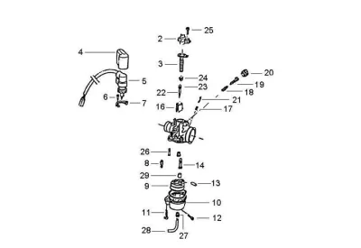 Carburettor parts (Weber)