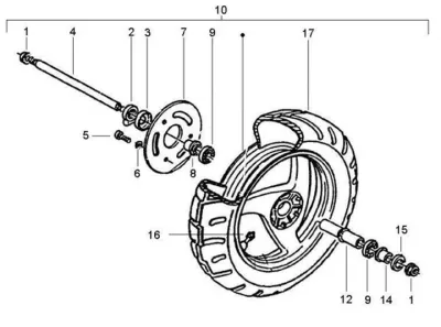 Front wheel