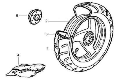 Rear wheel